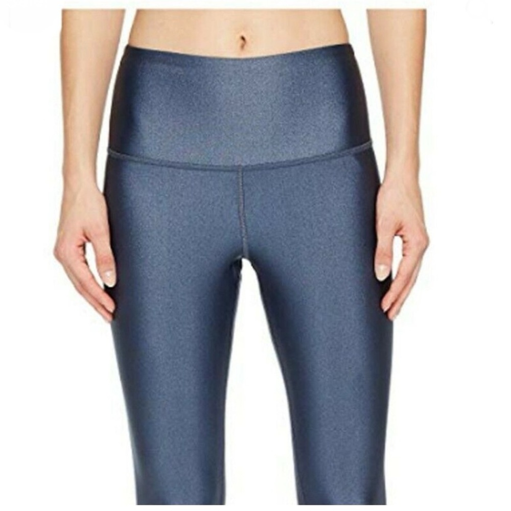 Reebok CrossFit Women’s Blue Metallic High Rise Leggings Small - Picture 2 of 9
